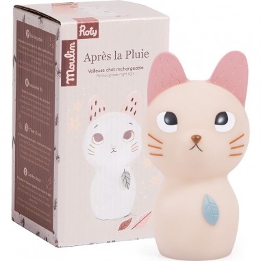 Veilleuse chat USB Moulin Roty