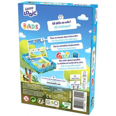 Gamme Logic - Birds - Editions - Jeux de société - Bankiiiz