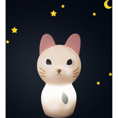 Veilleuse chat USB Moulin Roty
