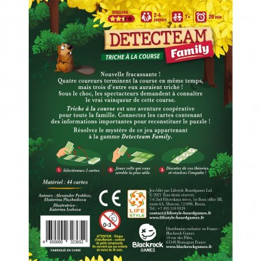 Detecteam Family - Triche à la course - Ltd - Jeux de société - Lifestyle Boardgames