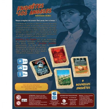 Enquêtes à Los Angeles - Nouveaux Crimes - Jeux de société - La Boite De Jeu