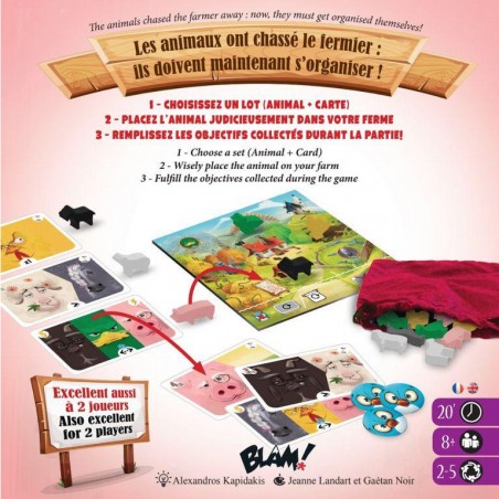 Jeu Farm Club - Jeu de placement - Blam