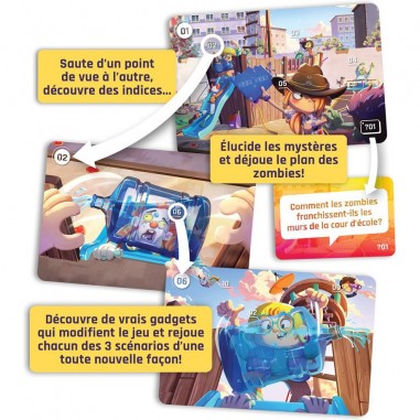Flashback Zombie Kidz - Jeu d'enquête coopératif dès 7 ans - Le Scorpion Masqué