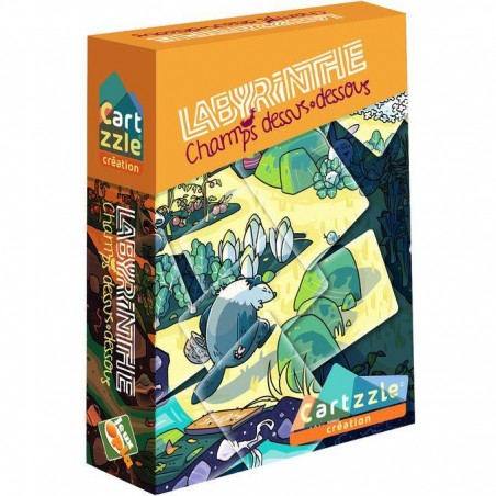 Cartzzle Labyrinthe - Champ Dessus-Dessous - Jeu de Cartes et Puzzle - Jeux Opla