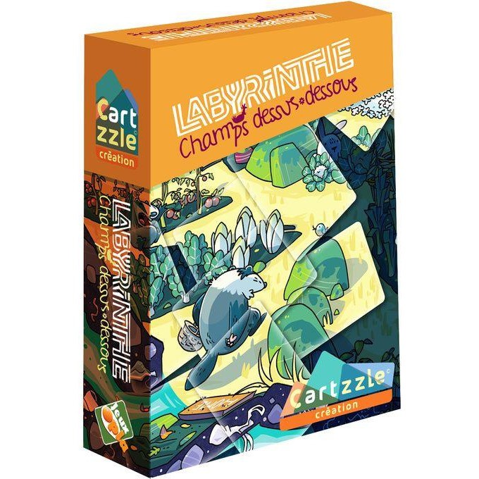 Jeux Opla Cartzzle Labyrinthe: Champs Dessus Dessous