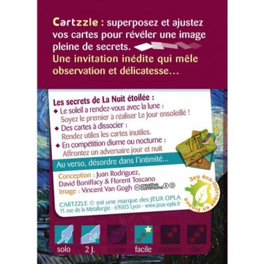 Cartzzle - La Nuit Etoilée - Jeux de société - Opla