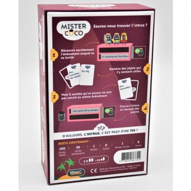Mister Coco - Blanc Manger Coco - Jeux de société - Hiboutatillus