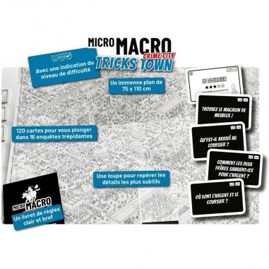 MicroMacro: Crime City - Tricks Town - Blackrock - Jeux de société - Spielwiese