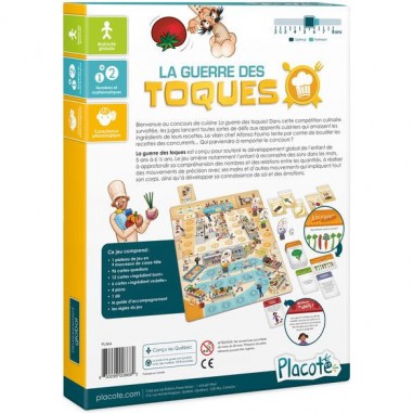 La Guerre des Toques - Jeu ludo-éducatif - Placote