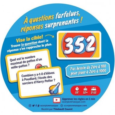 Zéro à 1000 - Scorpion Masqué - Jeux de société - Le Scorpion Masqué