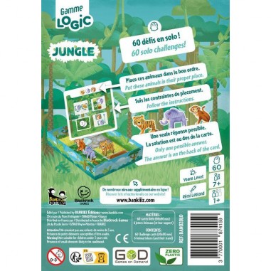 Gamme Logic - Jungle - Bankiiiz Editions - Jeux de société - Blackrock Games
