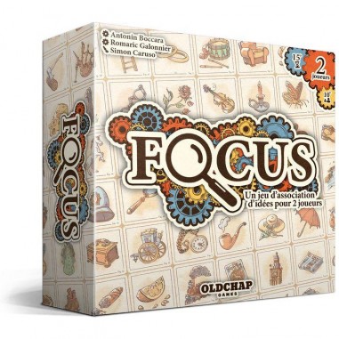 Focus - Jeu de Déduction Coopératif 2 Joueurs - Oldchap Games