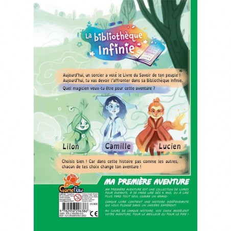 La Bibliothèque Infinie - Ma Première Aventure - Livre-Jeu dès 4 ans - Game Flow
