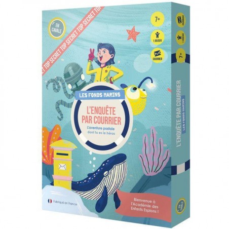 L'Enquête par Courrier - Les Fonds Marins - Jeux de société - En Cavale