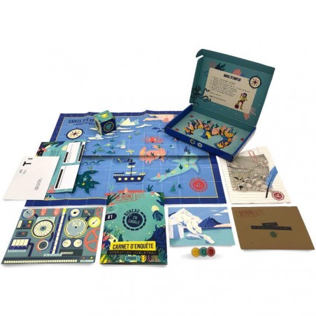 L'Enquête par Courrier - Les Fonds Marins - Jeux de société - En Cavale