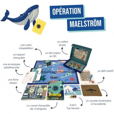 L'Enquête par Courrier - Les Fonds Marins - Jeux de société - En Cavale