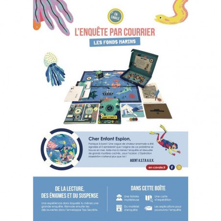 L'Enquête par Courrier - Les Fonds Marins - Jeux de société - En Cavale
