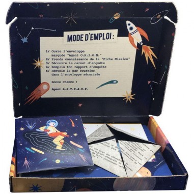 L'Enquête par Courrier - L'Espace - Éditions - Jeux de société - En Cavale