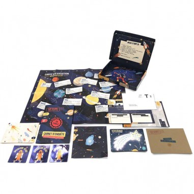 L'Enquête par Courrier - L'Espace - Éditions - Jeux de société - En Cavale