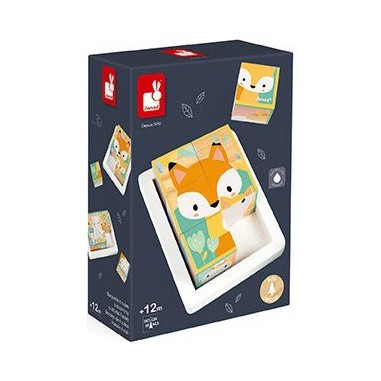 Coffret 6 Cubes en bois "Pure"