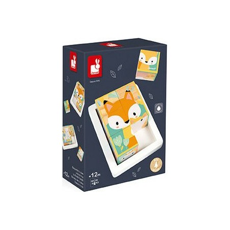 Coffret 6 Cubes en bois "Pure"