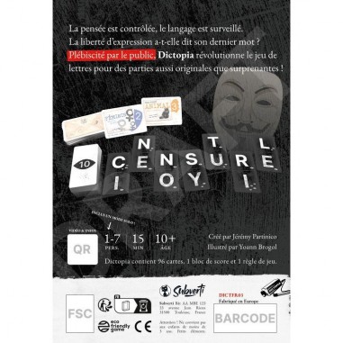 Dictopia - Jeux de société - Subverti