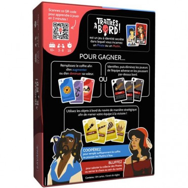 Jeu Traitres à bord - Jeu de société à rôle caché - Savana
