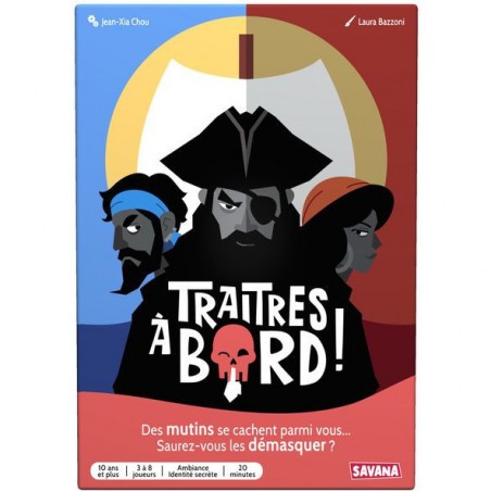 Jeu Traitres à bord - Jeu de société à rôle caché - Savana