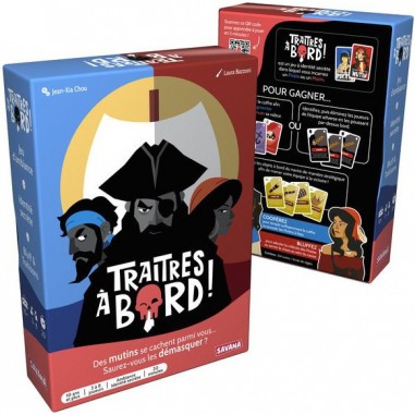 Jeu Traitres à bord - Jeu de société à rôle caché - Savana