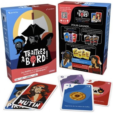Jeu Traitres à bord - Jeu de société à rôle caché - Savana