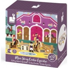 Figurines en bois Mini Story Centre Equestre - Janod