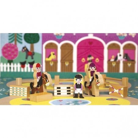 Figurines en bois Mini Story Centre Equestre