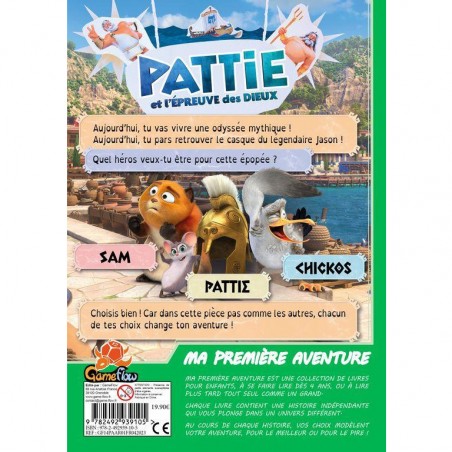 Ma première aventure : Pattie et l'Epreuve des Dieux - Jeux de société - Game Flow