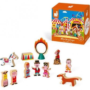 Figurines en bois Cirque Mini Story Janod