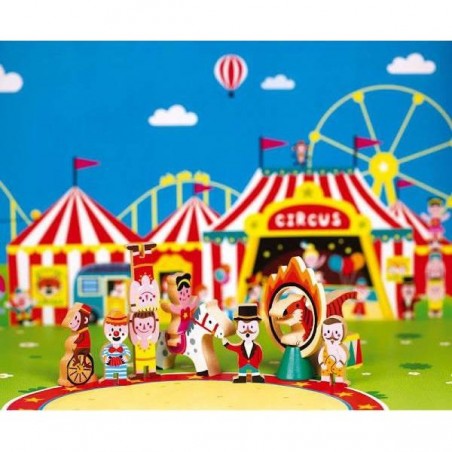Figurines en bois Cirque Mini Story Janod
