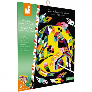 Cartes à gratter "Scratch Art Animaux Du Monde" Cartes à gratter "Scratch Art Animaux Du Monde"