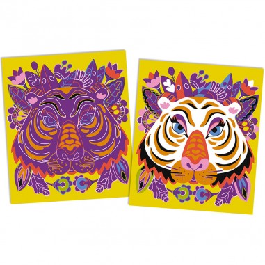 Cartes à gratter "Scratch Art Animaux Du Monde"