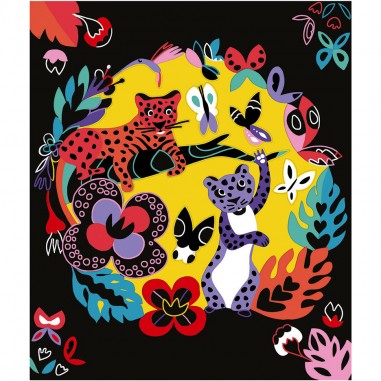 Cartes à gratter "Scratch Art Animaux Du Monde"