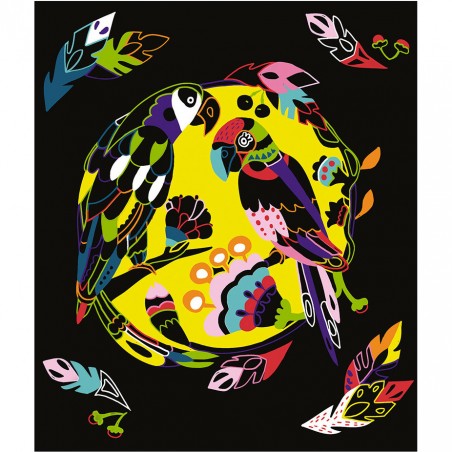 Cartes à gratter "Scratch Art Animaux Du Monde"