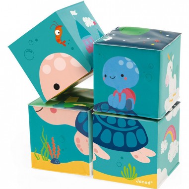 4 Cubes de Bain - Janod