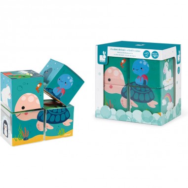 4 Cubes de Bain - Janod