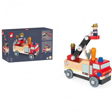 Camion de pompiers Bricokids - Janod