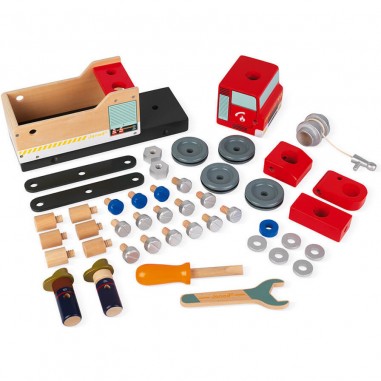 Camion de pompiers Bricokids - Janod