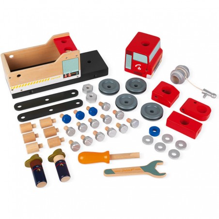 Camion de pompiers Bricokids - Janod