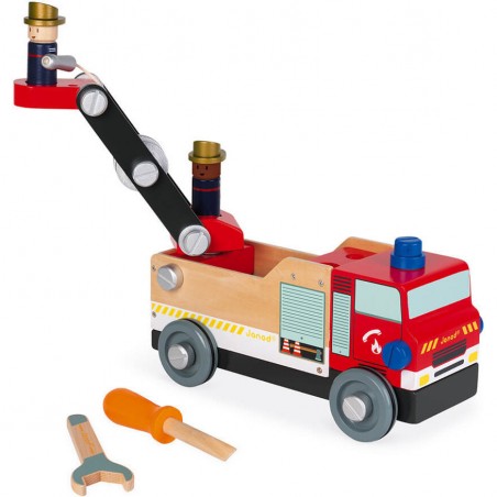 Camion de pompiers Bricokids - Janod
