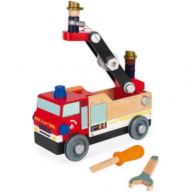 Camion de pompiers Bricokids - Janod