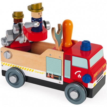 Camion de pompiers Bricokids - Janod