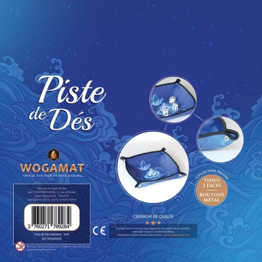 Piste de dés Collector en tissus - Accessoire de jeu - Wogamat