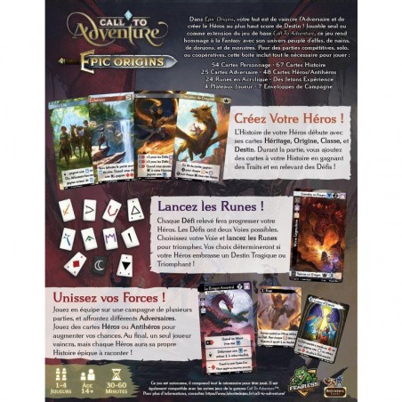 Call to Adventure - Epic Origins - Jeux de société - La Boite De Jeu