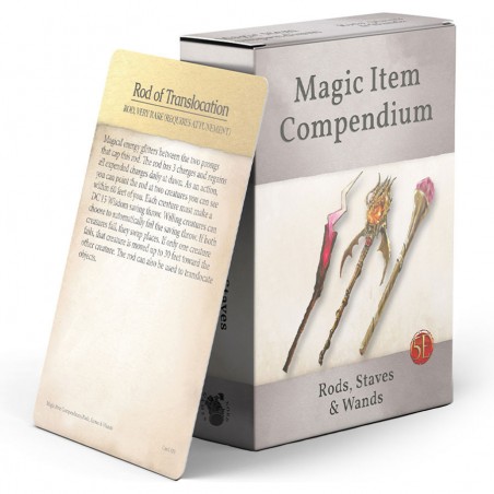 Deck de Recueil d'Objets Magiques: Sceptres, Bâtons et Baguettes - Jeux de rôle - Kobold Erudit